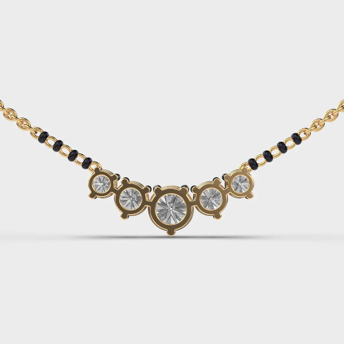 Elegant Diamond Mangalsutra - Ophiratbf