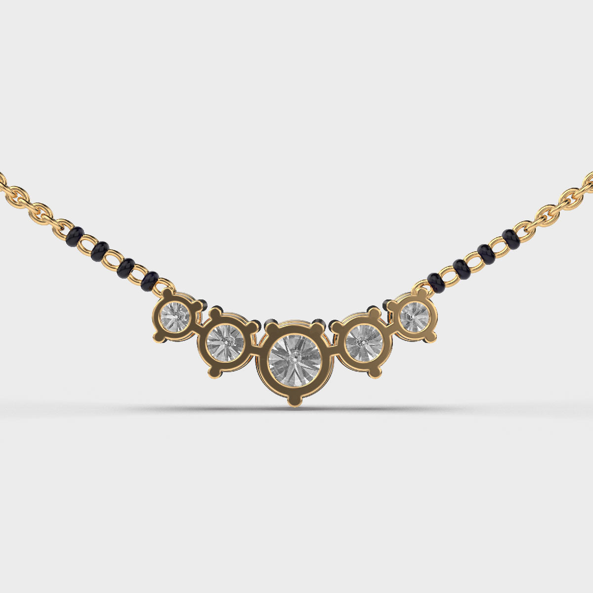 elegant diamond mangalsutra