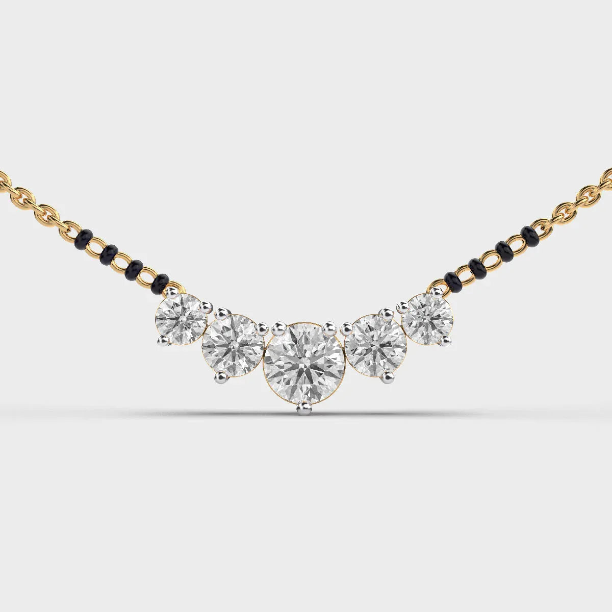 Elegant Diamond Mangalsutra - Ophiratbf