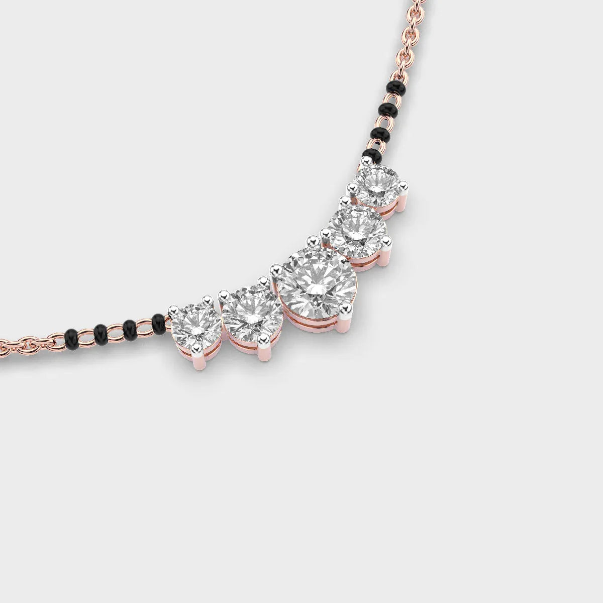Elegant Diamond Mangalsutra - Ophiratbf