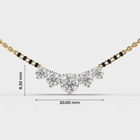 Elegant Diamond Mangalsutra - Ophiratbf