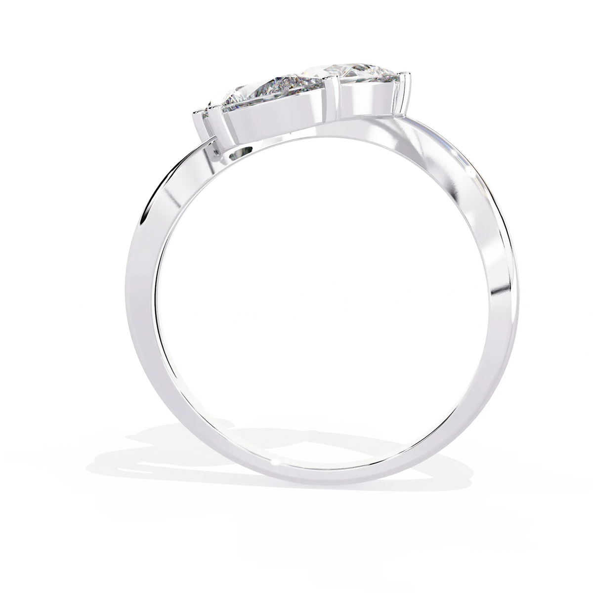 Trinity Blossom Lab Grown Diamond Ring - Ophiratbf