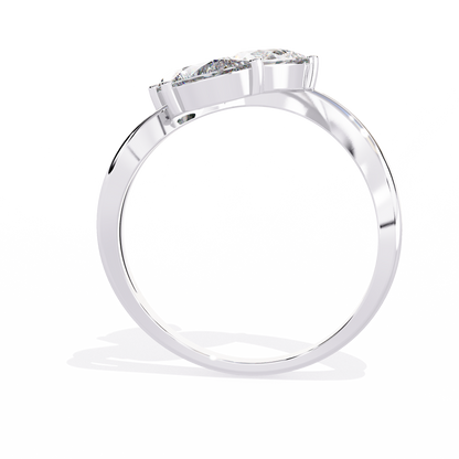 Trinity Blossom Lab Grown Diamond Ring
