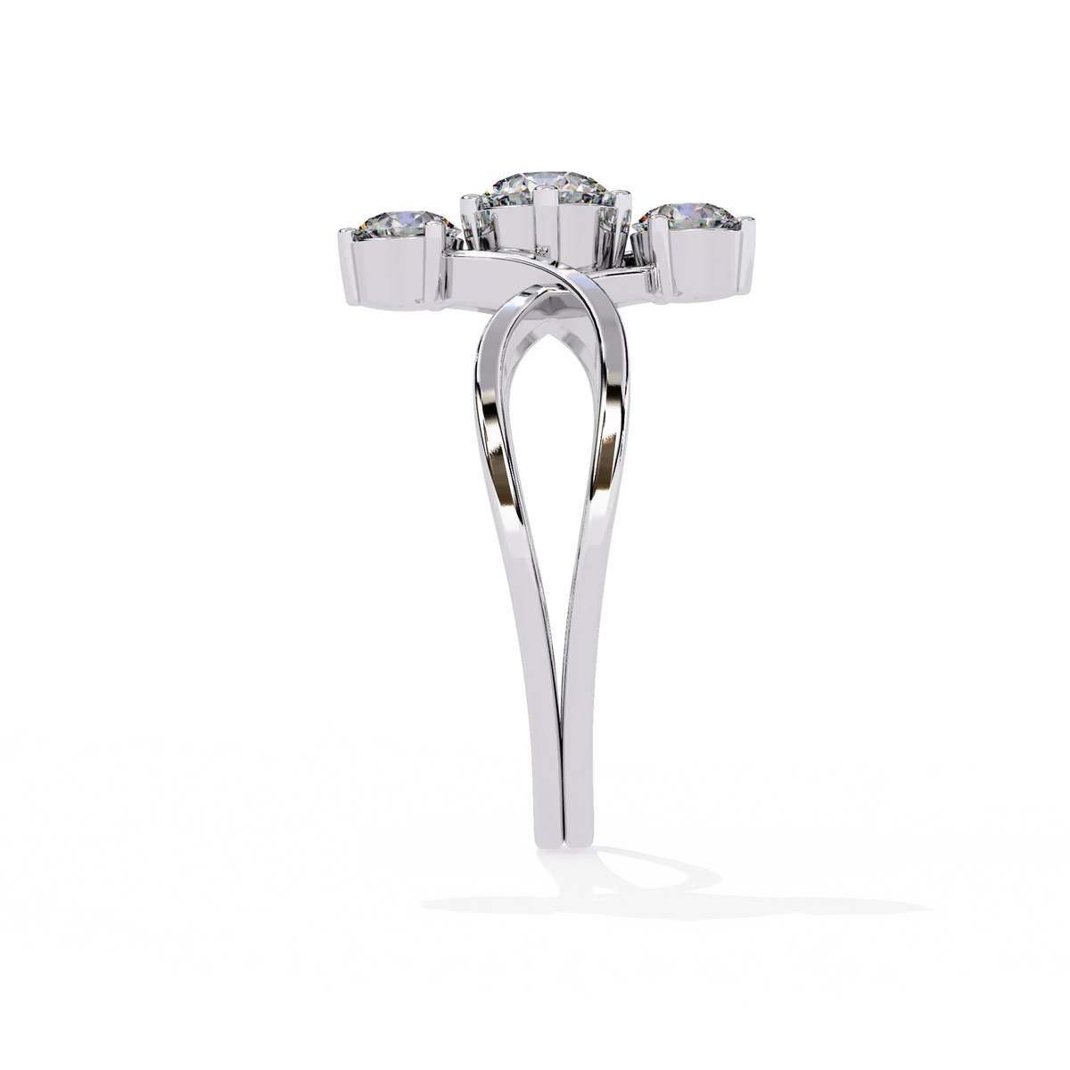 Serenade Trio Lab Grown Diamond Ring - Ophiratbf