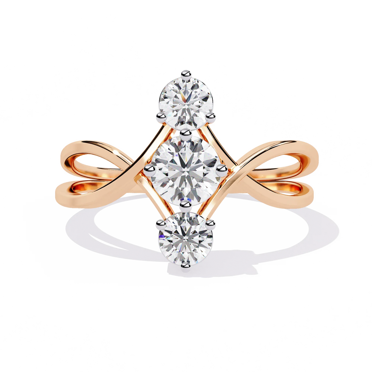 Serenade Trio Lab Grown Diamond Ring - Ophiratbf