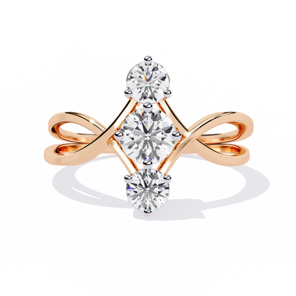 Serenade Trio Lab Grown Diamond Ring