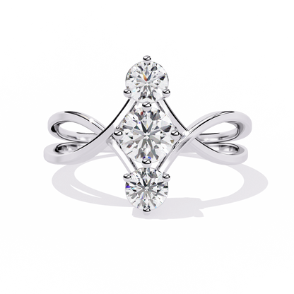 Serenade Trio Lab Grown Diamond Ring