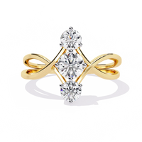 Serenade Trio Lab Grown Diamond Ring - Ophiratbf