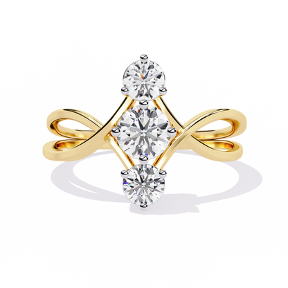 Serenade Trio Lab Grown Diamond Ring
