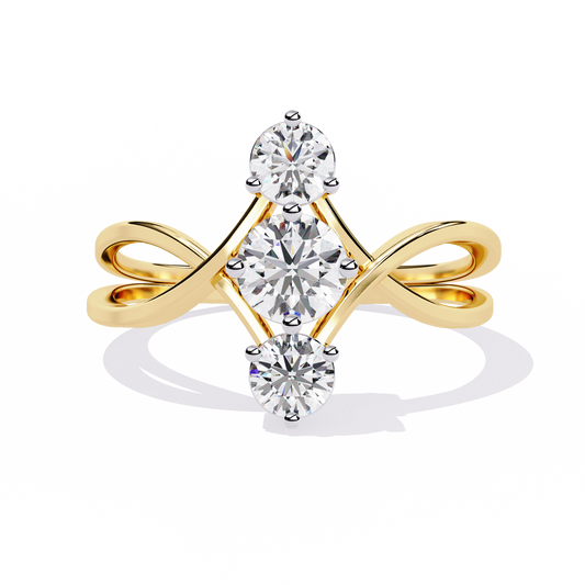 Serenade Trio Lab Grown Diamond Ring