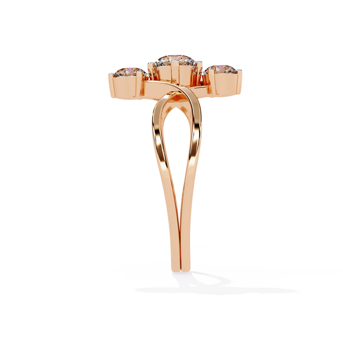 Serenade Trio Lab Grown Diamond Ring - Ophiratbf