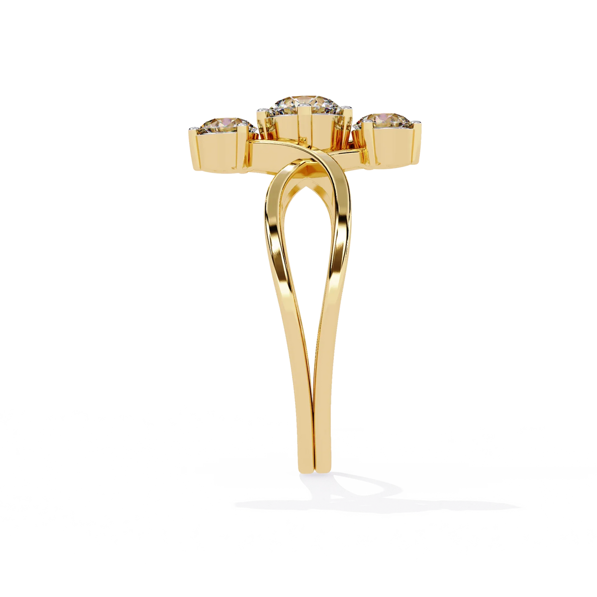 Serenade Trio Lab Grown Diamond Ring - Ophiratbf