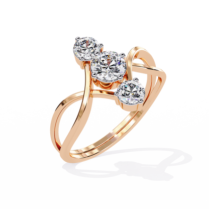 Serenade Trio Lab Grown Diamond Ring