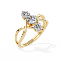Serenade Trio Lab Grown Diamond Ring - Ophiratbf