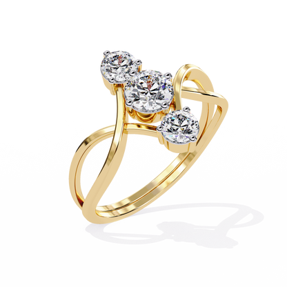 Serenade Trio Lab Grown Diamond Ring