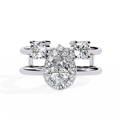 Harmony Pear Lab Grown Diamond Ring