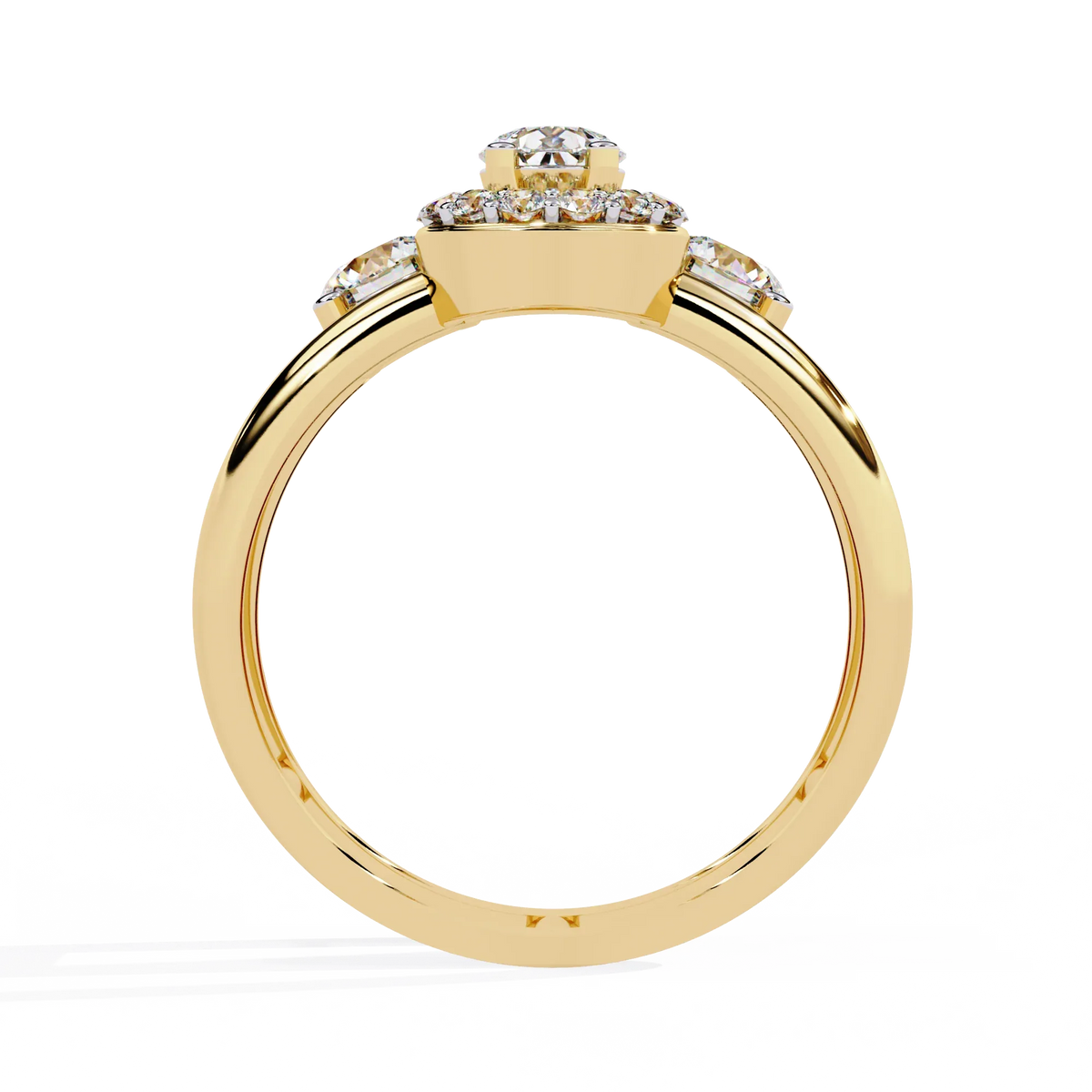 Harmony Pear Lab Grown Diamond Ring - Ophiratbf