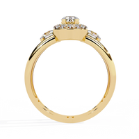 Harmony Pear Lab Grown Diamond Ring - Ophiratbf