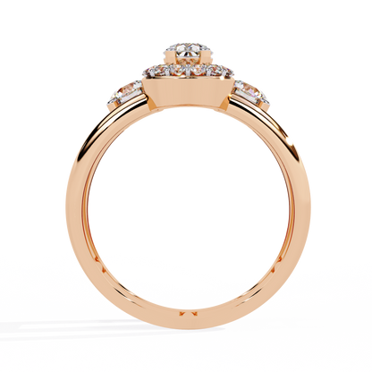 Harmony Pear Lab Grown Diamond Ring