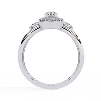 Harmony Pear Lab Grown Diamond Ring - Ophiratbf