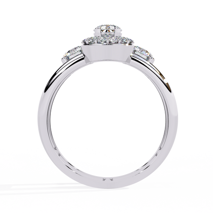 Harmony Pear Lab Grown Diamond Ring