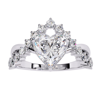 Royal Heart Lab Grown Diamond Ring