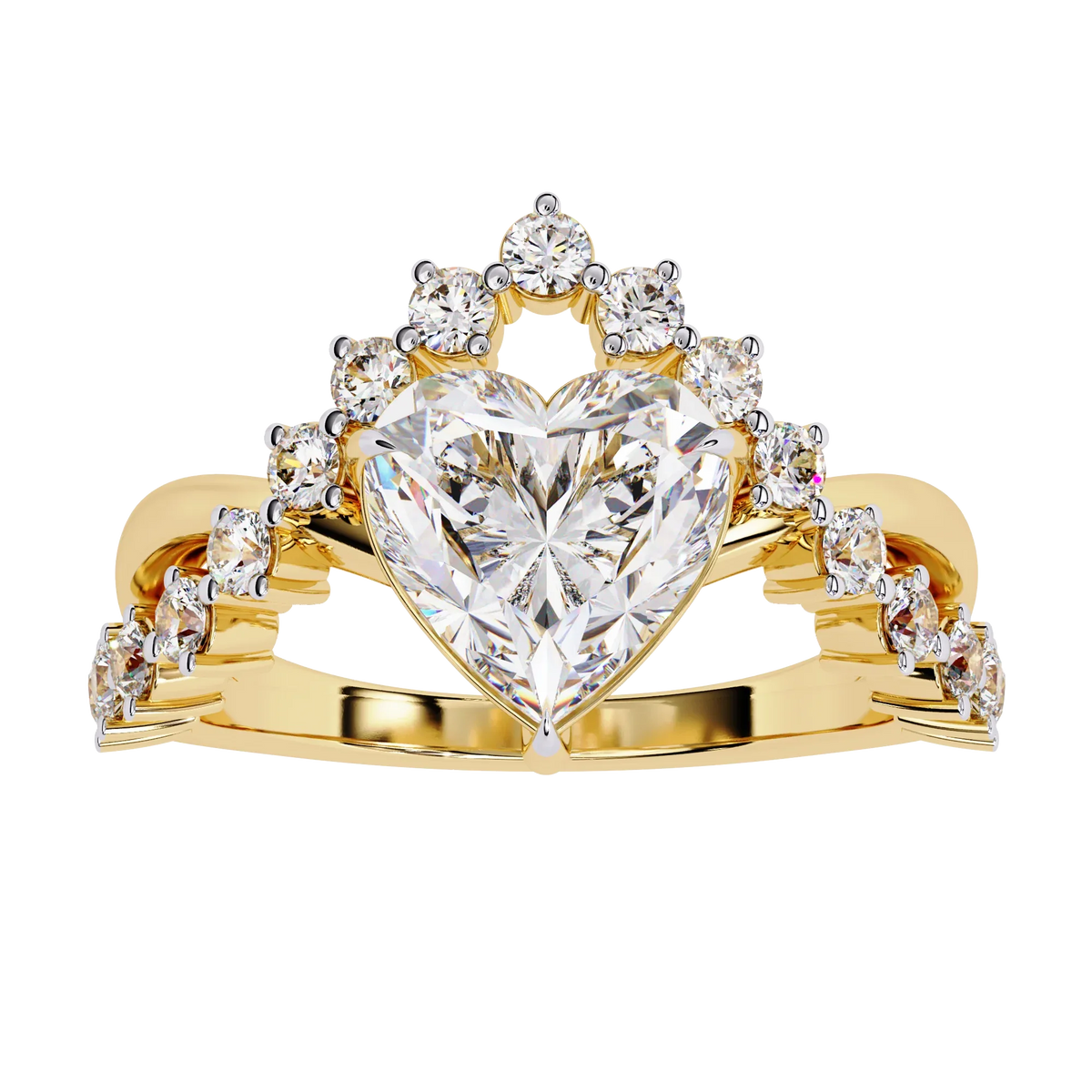 Royal Heart Lab Grown Diamond Ring - Ophiratbf