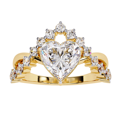 Royal Heart Lab Grown Diamond Ring