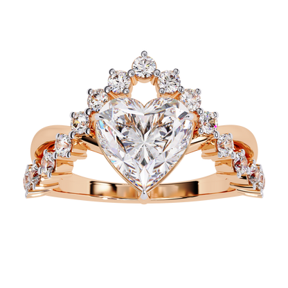 Royal Heart Lab Grown Diamond Ring