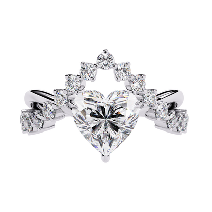 Royal Heart Lab Grown Diamond Ring