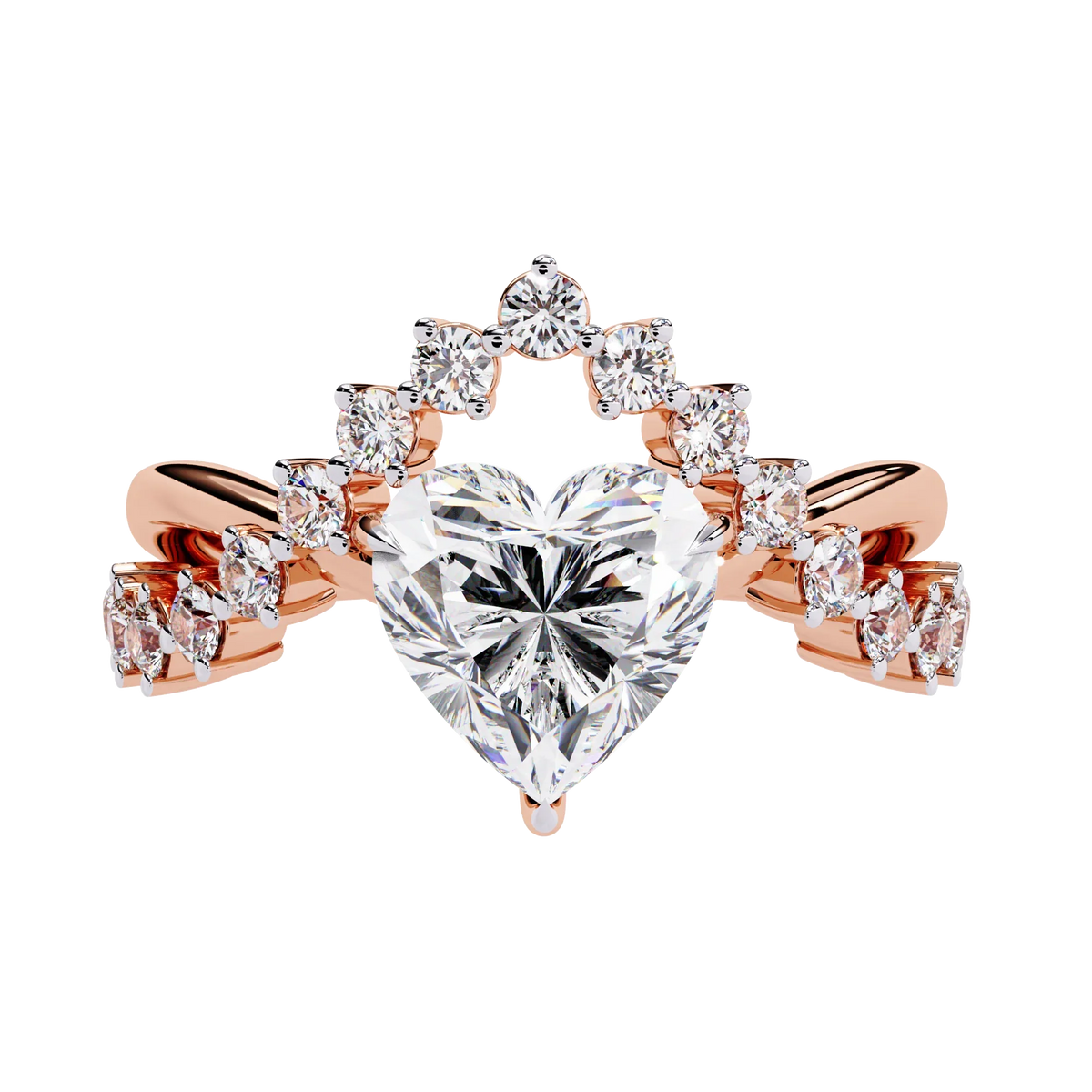 Royal Heart Lab Grown Diamond Ring - Ophiratbf