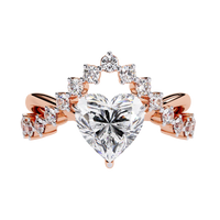 Royal Heart Lab Grown Diamond Ring - Ophiratbf
