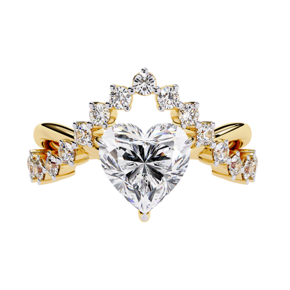 Royal Heart Lab Grown Diamond Ring