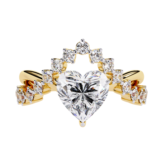 Royal Heart Lab Grown Diamond Ring