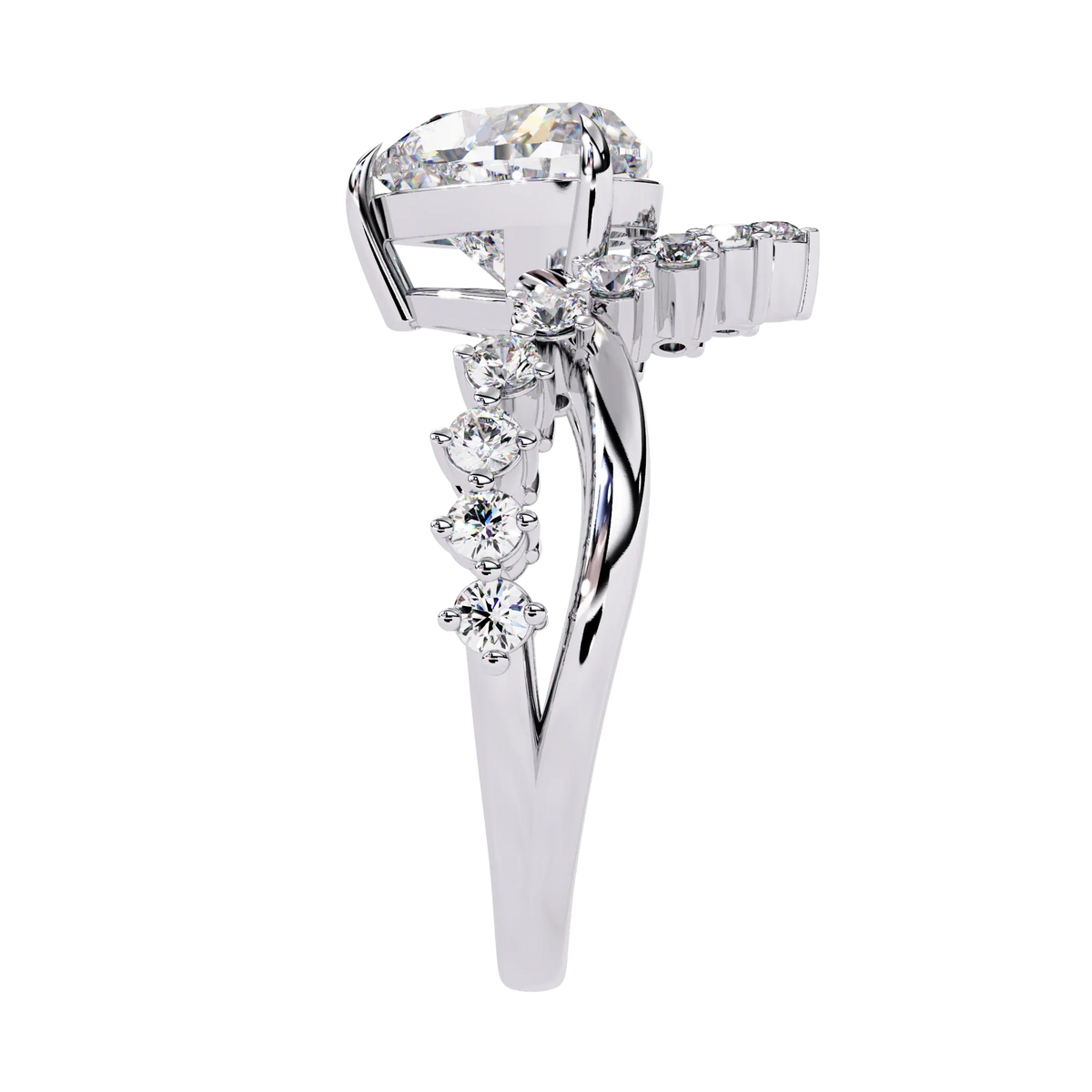 Royal Heart Lab Grown Diamond Ring - Ophiratbf