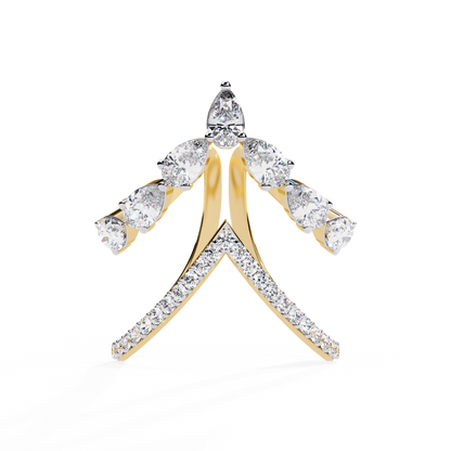 Elysian Pear Lab Grown Diamond Ring