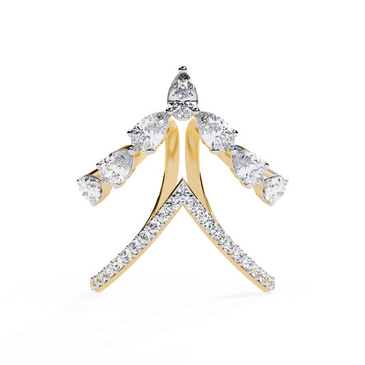 Elysian Pear Lab Grown Diamond Ring