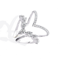 Elysian Pear Lab Grown Diamond Ring - Ophiratbf