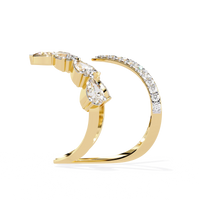 Elysian Pear Lab Grown Diamond Ring - Ophiratbf