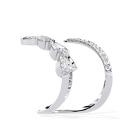 Elysian Pear Lab Grown Diamond Ring - Ophiratbf
