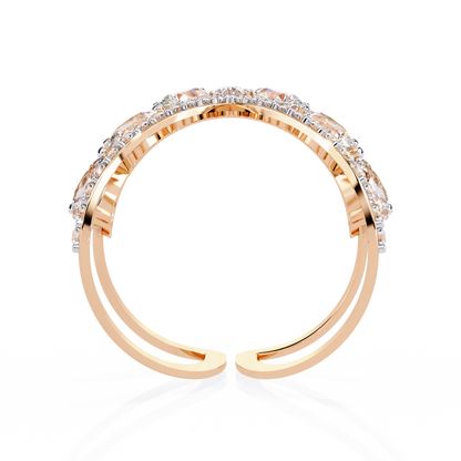 Elysian Pear Lab Grown Diamond Ring