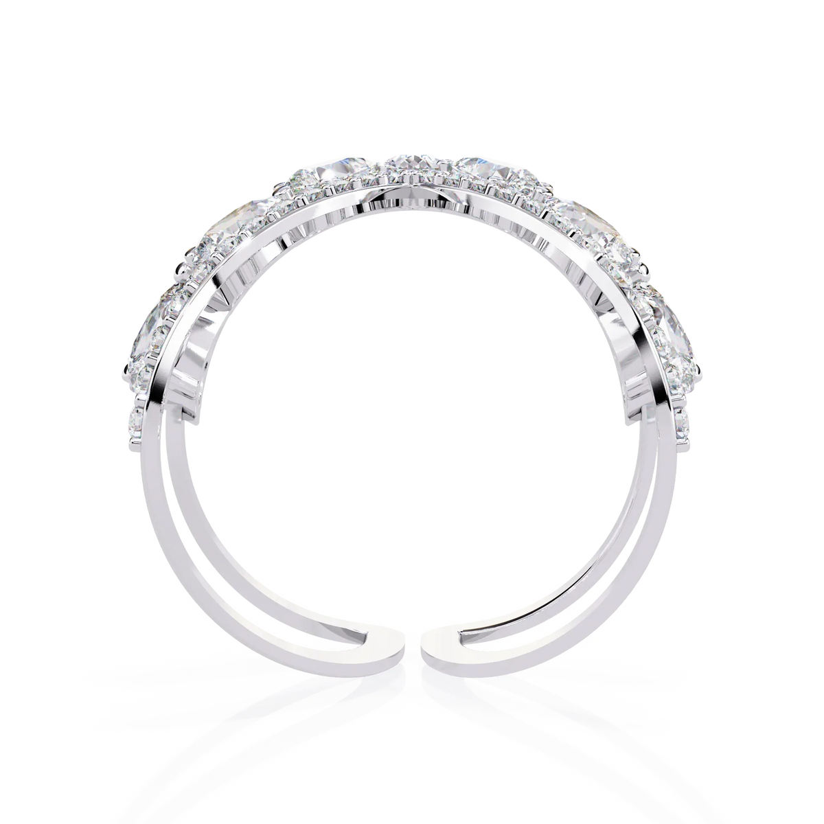 Elysian Pear Lab Grown Diamond Ring - Ophiratbf