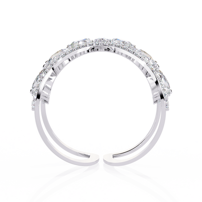 Elysian Pear Lab Grown Diamond Ring