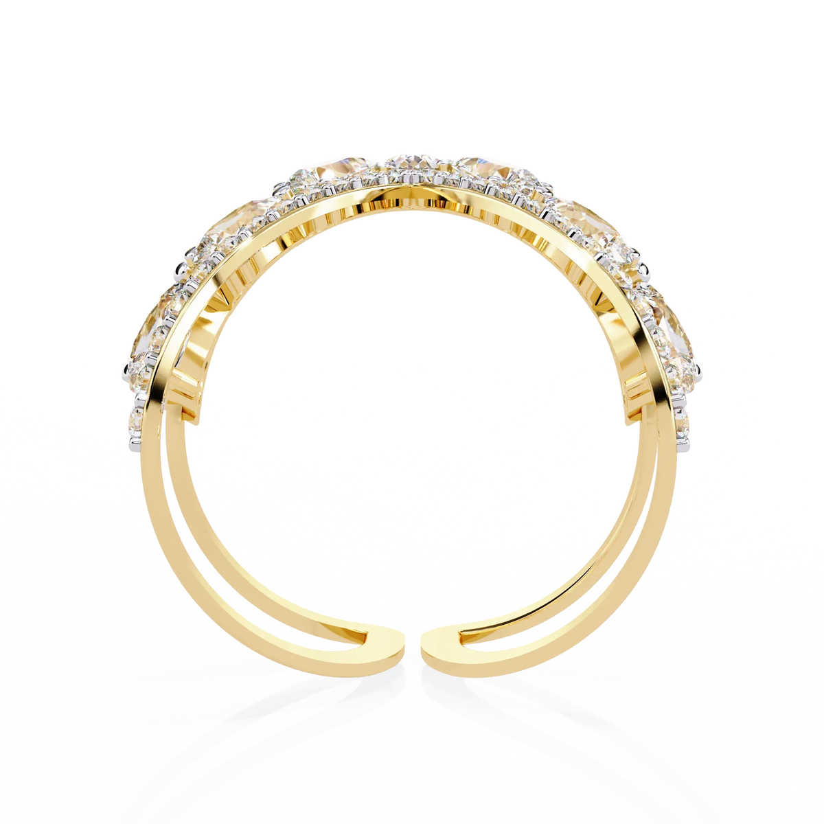 Elysian Pear Lab Grown Diamond Ring - Ophiratbf