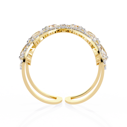Elysian Pear Lab Grown Diamond Ring