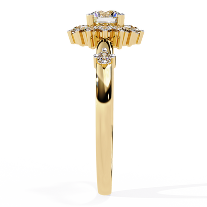 Aurora Bloom Lab Grown Diamond Ring