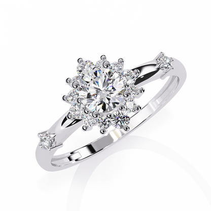 Aurora Bloom Lab Grown Diamond Ring