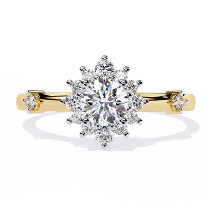 Aurora Bloom Lab Grown Diamond Ring