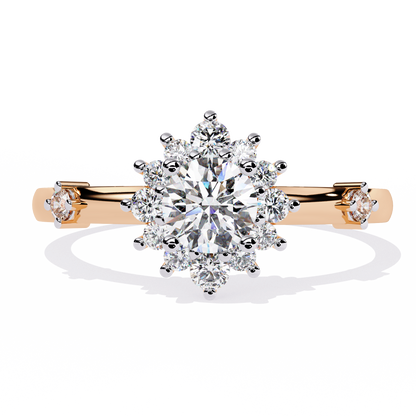 Aurora Bloom Lab Grown Diamond Ring