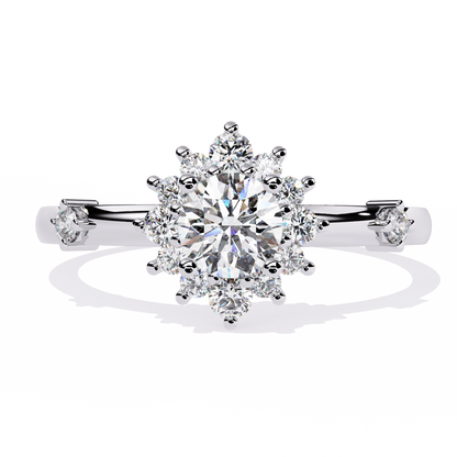 Aurora Bloom Lab Grown Diamond Ring